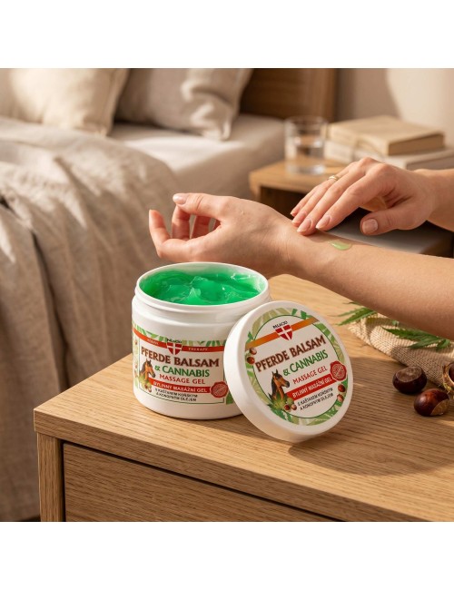 Gel de Massage au Chanvre & Marronnier d'Inde, 600 ml Palacio