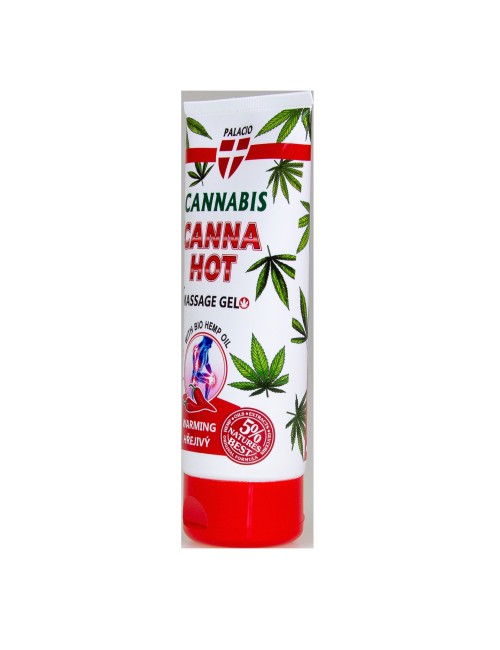Gel de massage chauffant au chanvre CANNAHOT, 200 ml Palacio