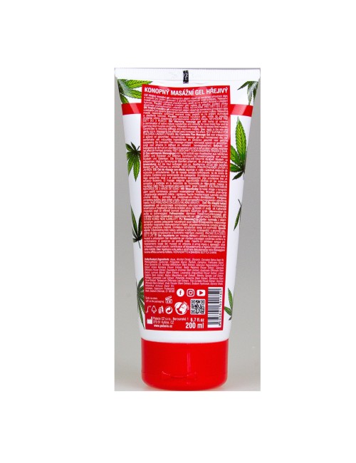 Gel de massage chauffant au chanvre CANNAHOT, 200 ml Palacio