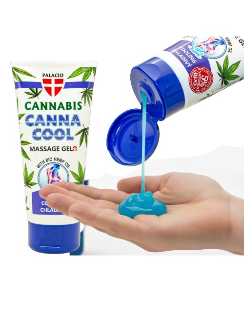 Gel de massage au chanvre CANNACOOL effet rafraîchissant, 200 ml Palacio