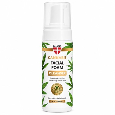 Mousse Nettoyante Visage au Chanvre & CBD, 150 ml Palacio