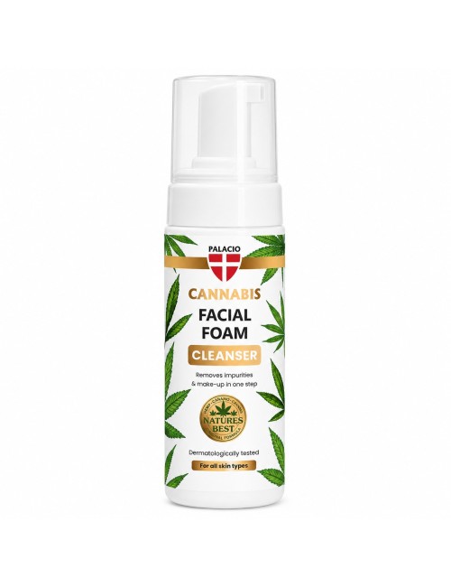 Mousse Nettoyante Visage au Chanvre & CBD, 150 ml Palacio