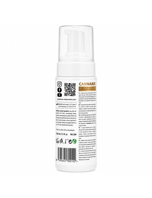 Mousse Nettoyante Visage au Chanvre & CBD, 150 ml Palacio