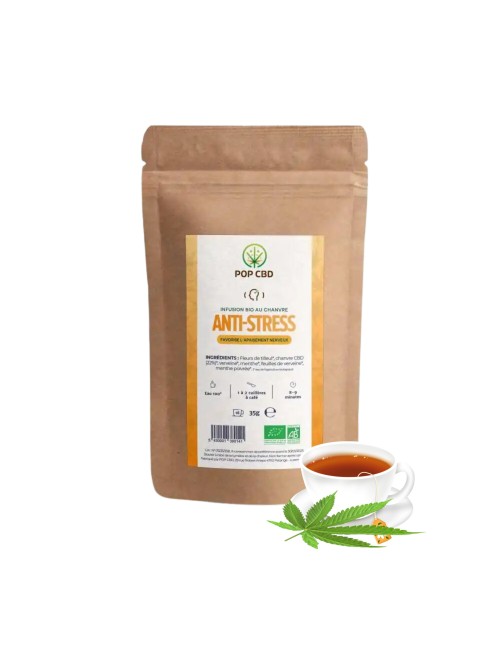 Bio CBD-Kräutertee gegen Stress - lose | POP CBD