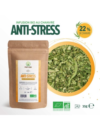 Bio CBD-Kräutertee gegen Stress - lose | POP CBD