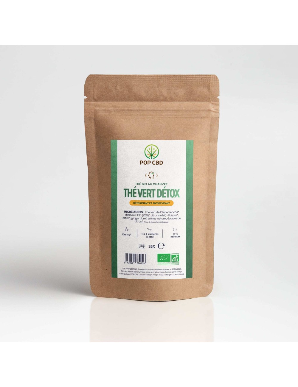 Bio-CBD-Detox-Tee | POP CBD
