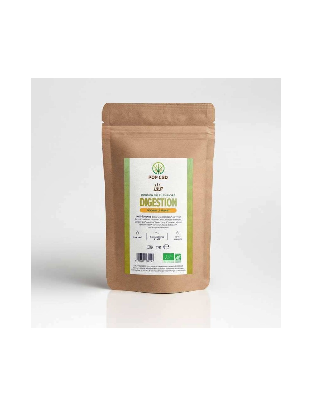 Bio-CBD-Tee für die Verdauung | POP CBD