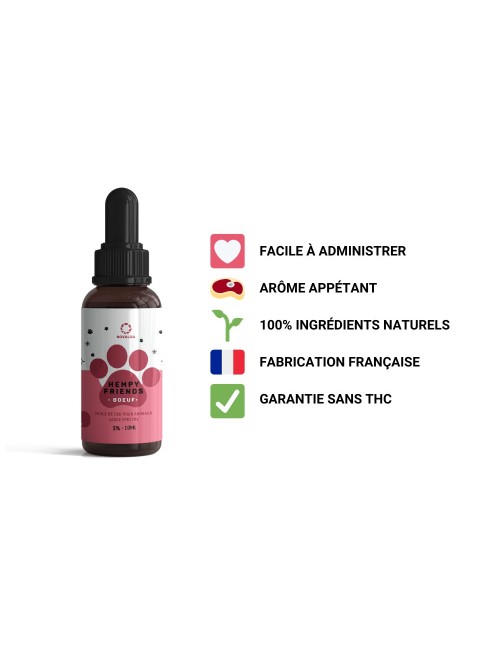 CBD-Öl für Tiere 3% Rindfleisch | NOVALOA