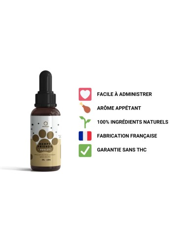 CBD-Öl für Tiere 3% Huhn | NOVALOA