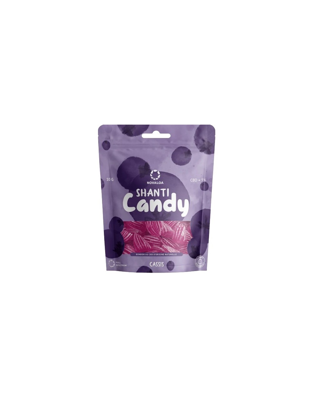 CBD-Bonbon Schwarze Johannisbeere | NOVALOA