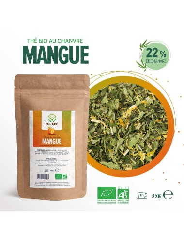 Bio-CBD-Tee Mango | POP CBD
