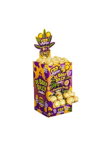 Passionsfrucht-CBD-Lutscher - 100 Stück | BUBBLY BILLY