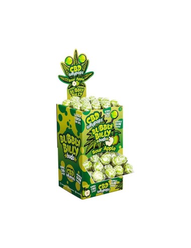 Apfel-CBD-Lutscher - 100 Stück | BUBBLY BILLY