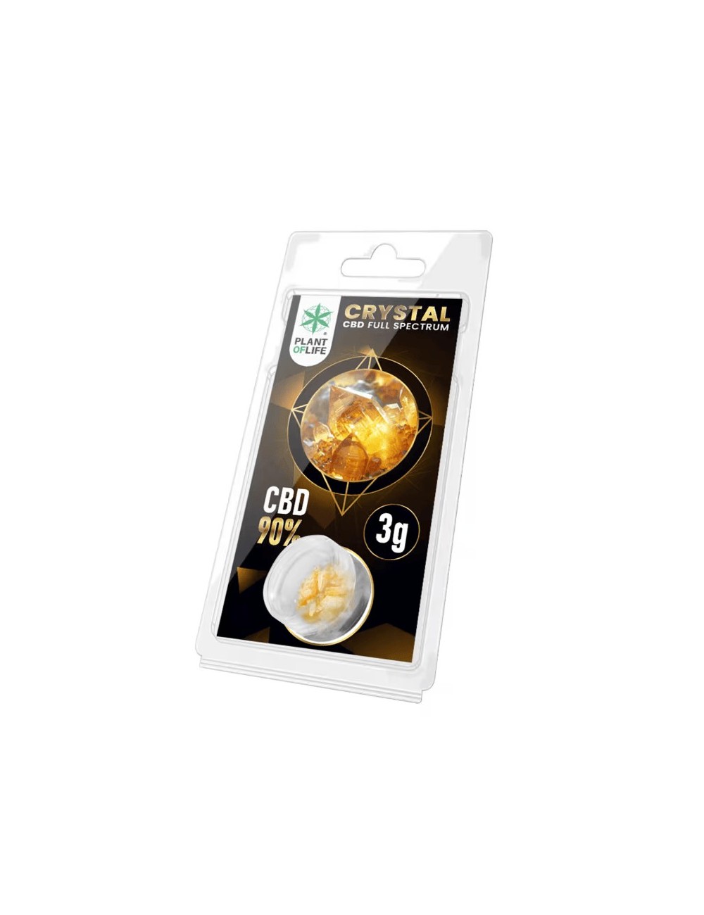 Kristalle CBD 90% Full Spectrum 3g | PLANT OF LIFE