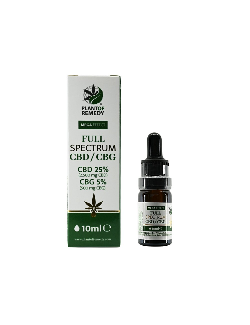 CBD/CBG Vollspektrum-Öl Plant of Remedy 25% + 5%