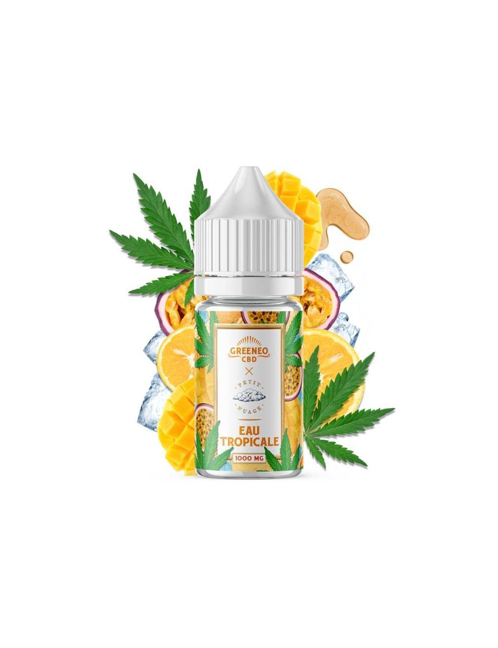 CBD E-Liquid Tropisches Wasser | GREENEO nikotinfrei