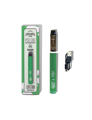 CBD-Vape-Stift 10% OG Kush | GREENEO nikotinfrei