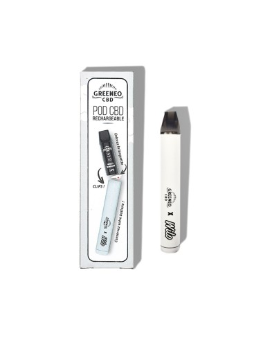 CBD-Vape-Pen 10% White Window | GREENEO nikotinfrei