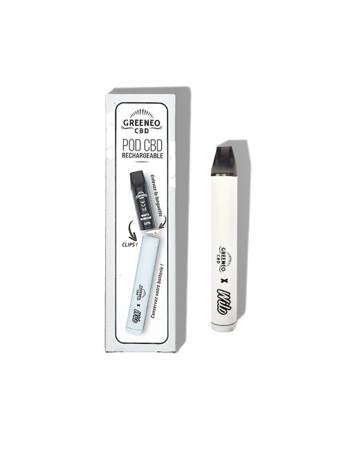 CBD-Vape-Pen 10% White Window | GREENEO nikotinfrei