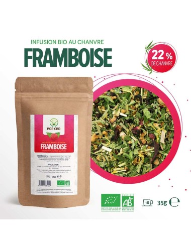 Bio-Himbeer-CBD-Tee | POP CBD