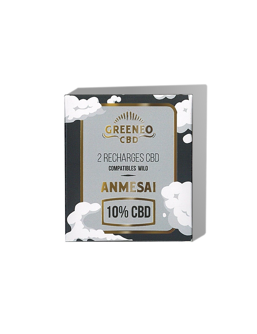 Anmesai CBD E-Liquid-Kartusche 10% - 2 Stück | GREENEO nikotinfrei