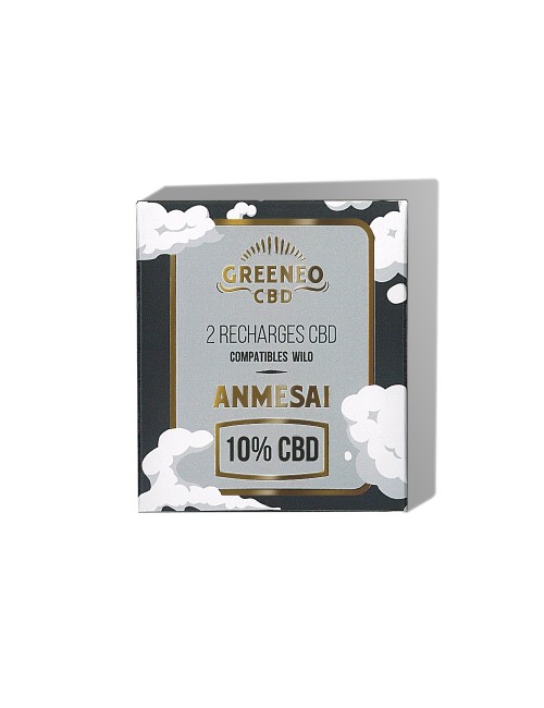 Anmesai CBD E-Liquid-Kartusche 10% - 2 Stück | GREENEO nikotinfrei