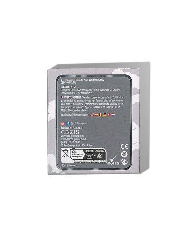 CBD E-Liquid Kartusche 10% White Window - 2 Stück | GREENEO nikotinfrei