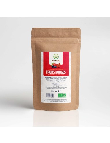 Bio-CBD-Tee mit roten Früchten | POP CBD