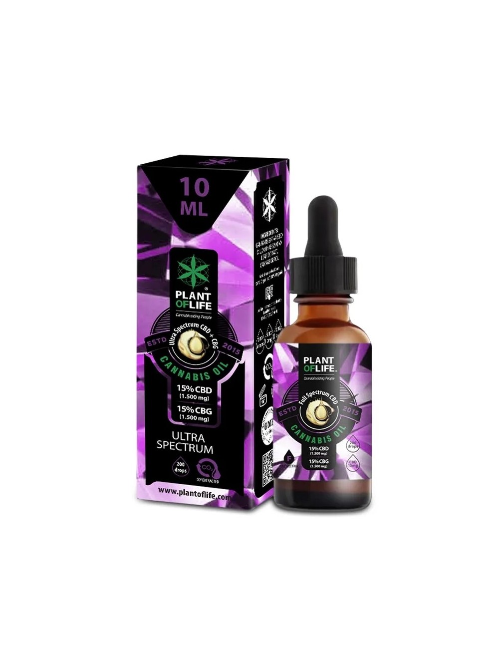 CBD & CBG Öl 30% Ultra-Spektrum | PLANT OF LIFE