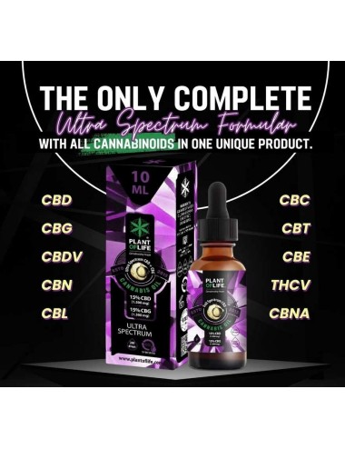CBD & CBG Öl 30% Ultra-Spektrum | PLANT OF LIFE