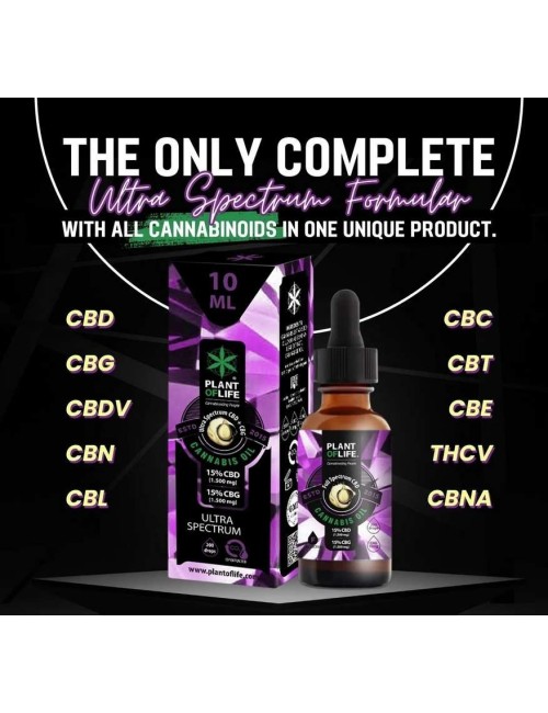 CBD & CBG Öl 30% Ultra-Spektrum | PLANT OF LIFE