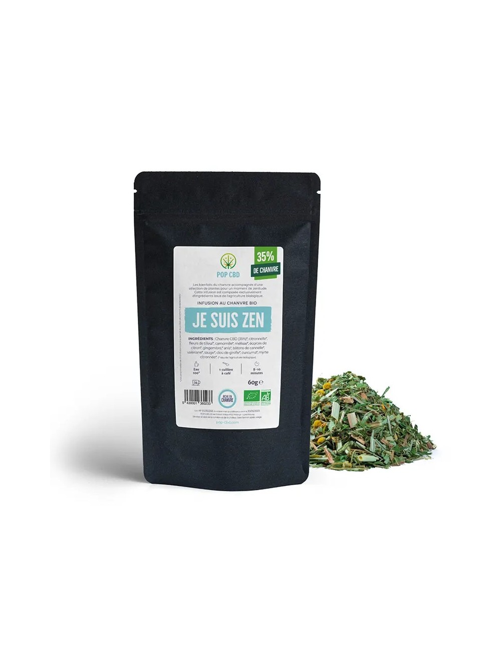 Bio-CBD-Kräutertee ich bin entspannt | POP CBD