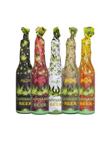 CBD-Bier - Flasche mit Etikett 33cl | MULTITRANCE & HAZE