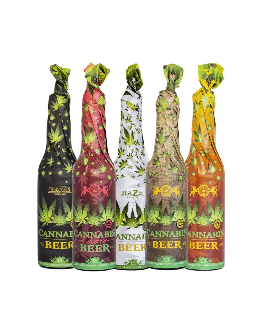 CBD-Bier - Flasche mit Etikett 33cl | MULTITRANCE & HAZE
