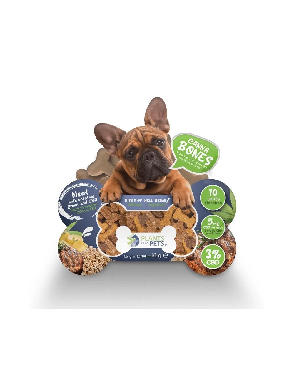 CBD-Leckerei für Hunde | PLANTS FOR PETS