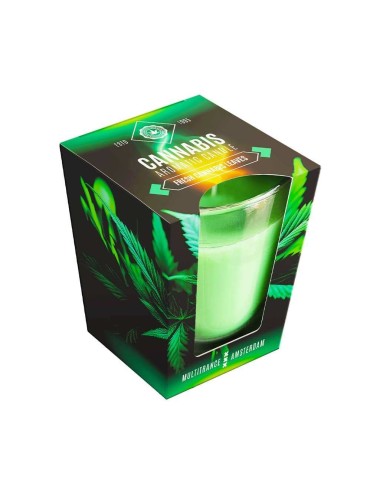Duftkerze Frische Cannabisblätter | MULTITRANCE