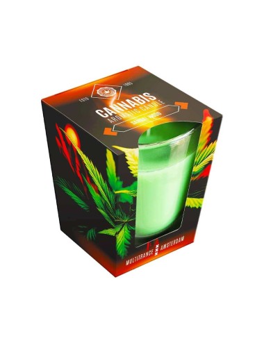 Duftkerze Cannabis Sandelholz | MULTITRANCE
