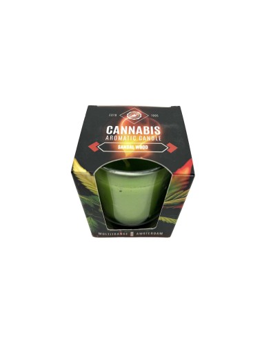 Duftkerze Cannabis Sandelholz | MULTITRANCE