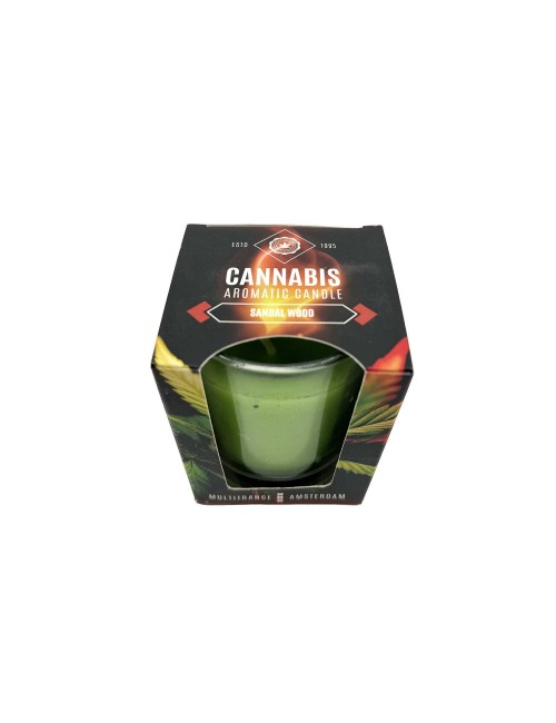 Duftkerze Cannabis Sandelholz | MULTITRANCE