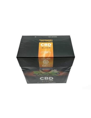Schwarzer Tee CBD 7,5mg Multitrance