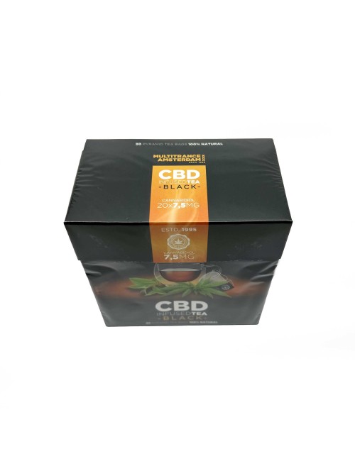 Schwarzer Tee CBD 7,5mg Multitrance