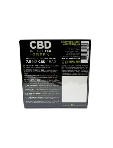 Grüner CBD-Tee 7,5mg Multitrance