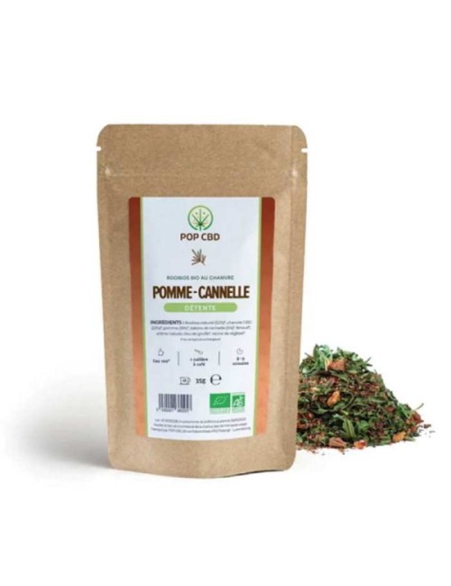 Bio-CBD-Tee Rooibos Apfel Zimt | POP CBD