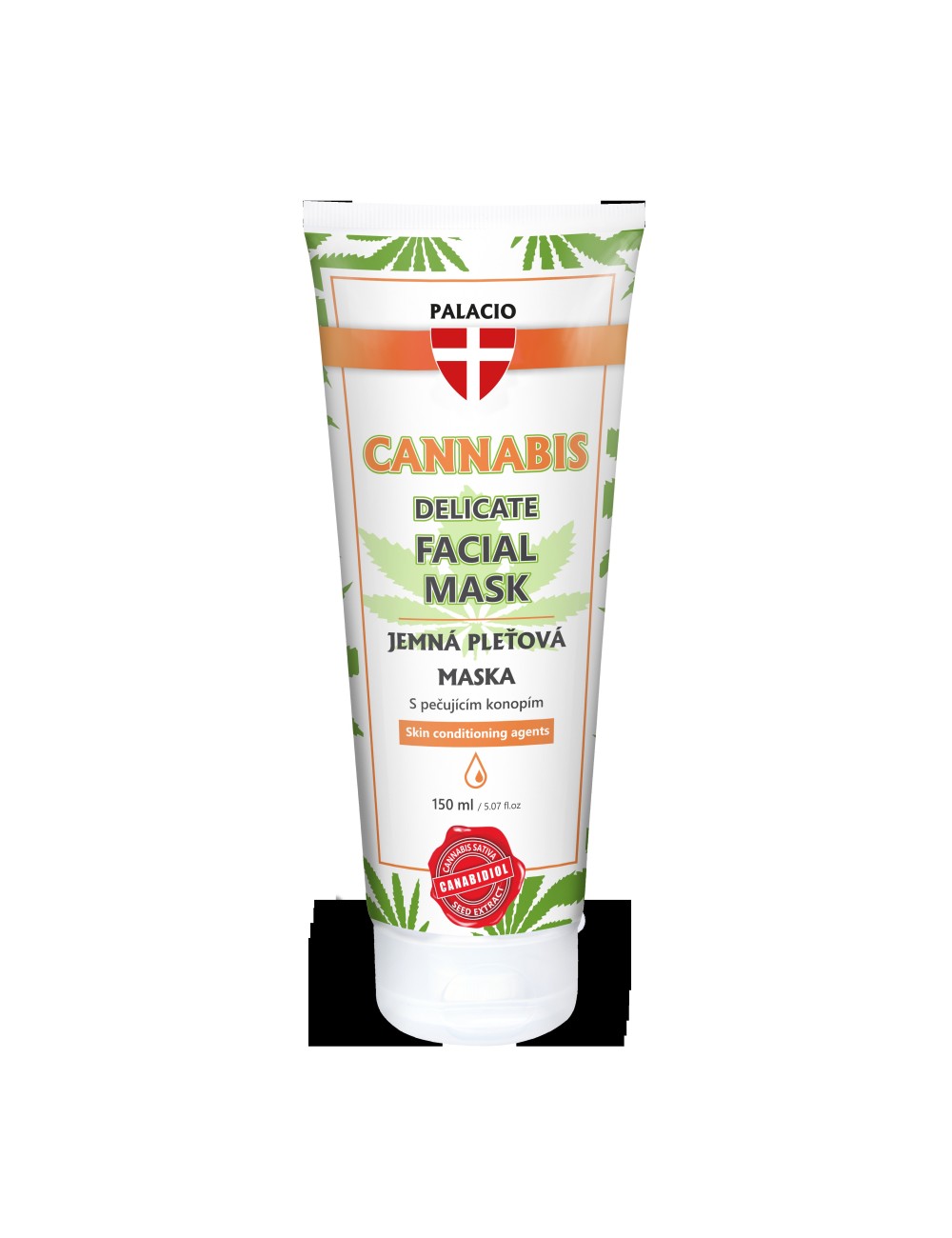 Masque Visage au Chanvre & CBD, 150 ml Palacio
