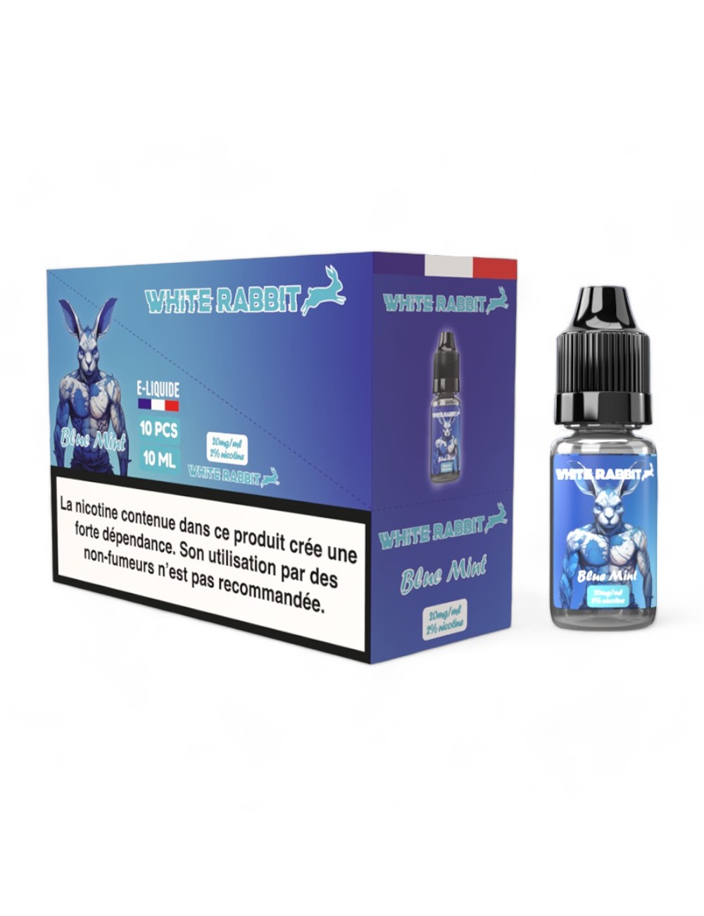 E-Liquid White Rabbit 2% Blaue Minze 10ml