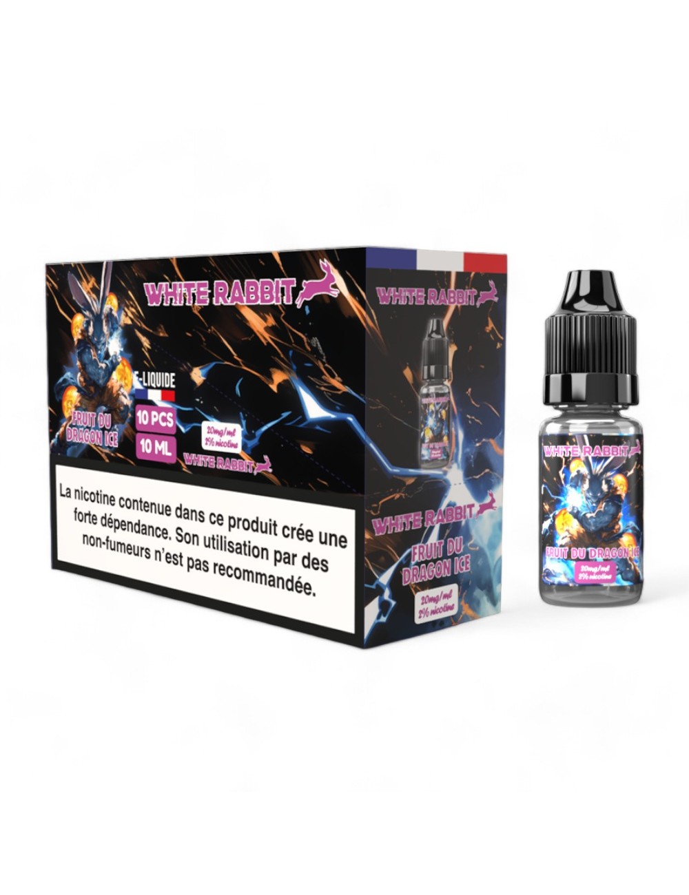 E-Liquid White Rabbit 2% Drachenfrucht Eis 10ml