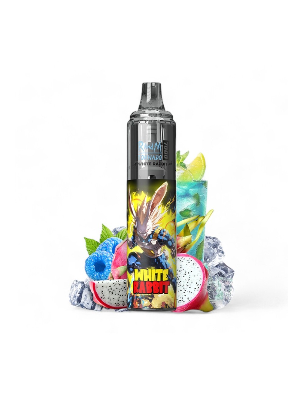 TORNADO 7000 Drachen-Blau-Himbeer-Zitronenlimonade Eis