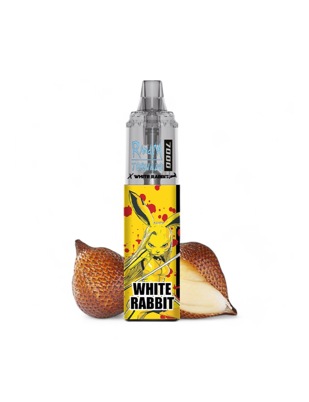 White Rabbit x RandM Tornado 7000 Schlangenfrucht