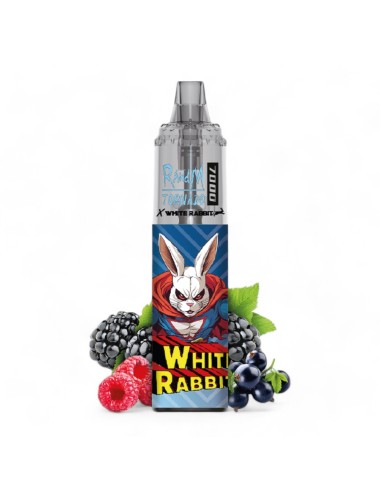 Puff White Rabbit x RandM Tornado 7000 Dreifachbeeren