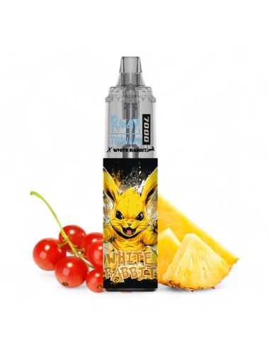 Puff Tornado 7000 Weißer Hase Rote Beeren Ananas